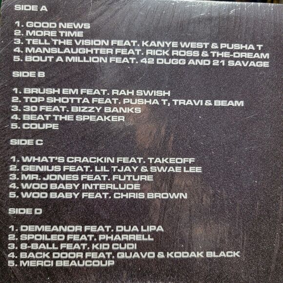 VINYL Pop Smoke: Faith - Exclusive Clear 2 LP Vinyl - NEW / SEALED - Picture 5 of 5